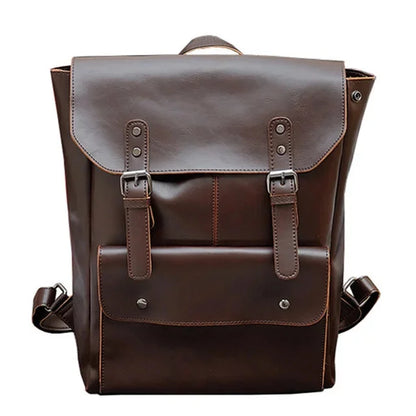 Multifunction Backpack PU Leather waterproof backpack Men school bag laptop computer women the nightmare befor christmas