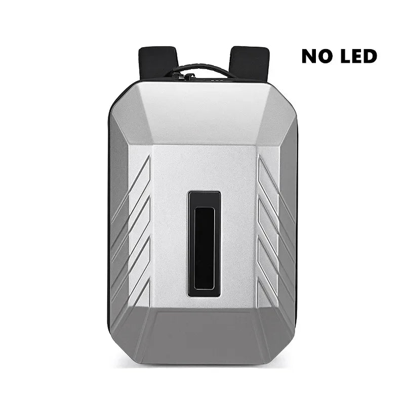 Multifunction Business Backpack For Men Pc Hard Shell Laptop Bag Smart Cool Led Men USB Charging Anti-theft Water Proof Backpack