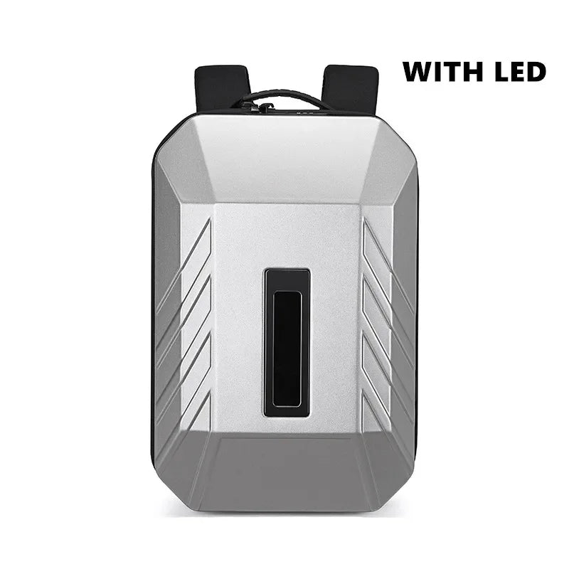 Multifunction Business Backpack For Men Pc Hard Shell Laptop Bag Smart Cool Led Men USB Charging Anti-theft Water Proof Backpack