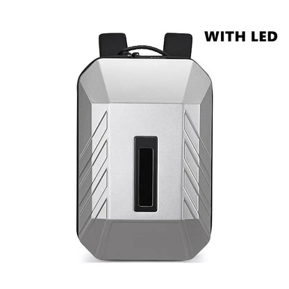 Multifunction Business Backpack For Men Pc Hard Shell Laptop Bag Smart Cool Led Men USB Charging Anti-theft Water Proof Backpack