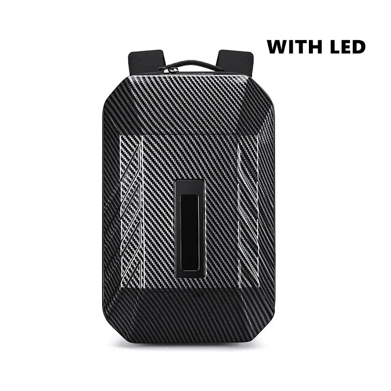 Multifunction Business Backpack For Men Pc Hard Shell Laptop Bag Smart Cool Led Men USB Charging Anti-theft Water Proof Backpack