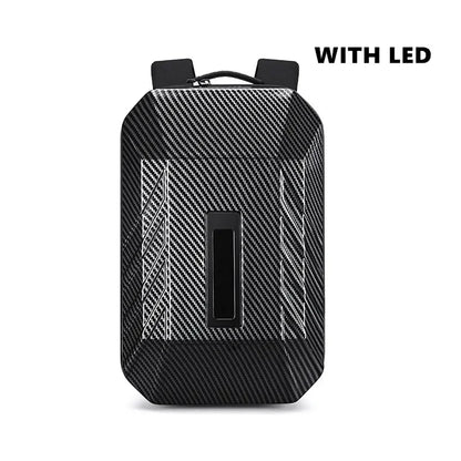 Multifunction Business Backpack For Men Pc Hard Shell Laptop Bag Smart Cool Led Men USB Charging Anti-theft Water Proof Backpack