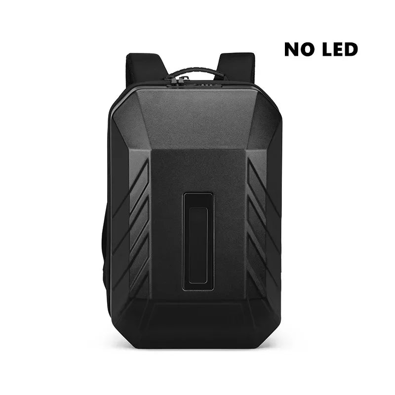 Multifunction Business Backpack For Men Pc Hard Shell Laptop Bag Smart Cool Led Men USB Charging Anti-theft Water Proof Backpack