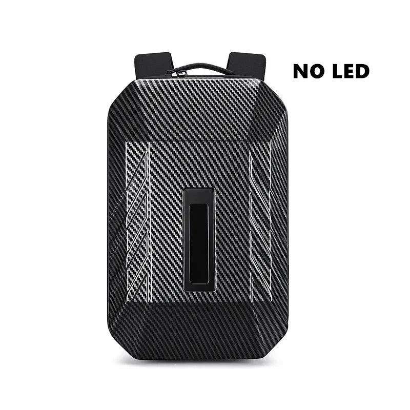 Multifunction Business Backpack For Men Pc Hard Shell Laptop Bag Smart Cool Led Men USB Charging Anti-theft Water Proof Backpack