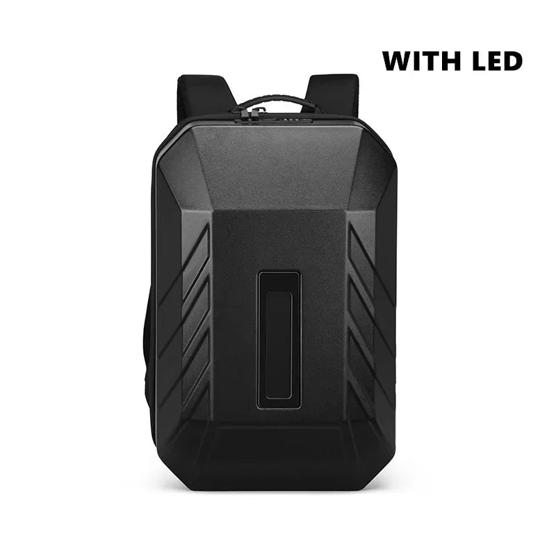 Multifunction Business Backpack For Men Pc Hard Shell Laptop Bag Smart Cool Led Men USB Charging Anti-theft Water Proof Backpack