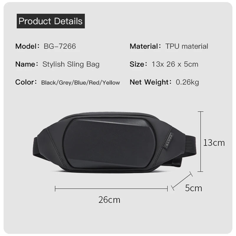 Multifunction Chest Bag Men New Crossbody Shoulder Messenger Bags Lightweight Anti-stain Waterproof Short Trip Pack Women Bag