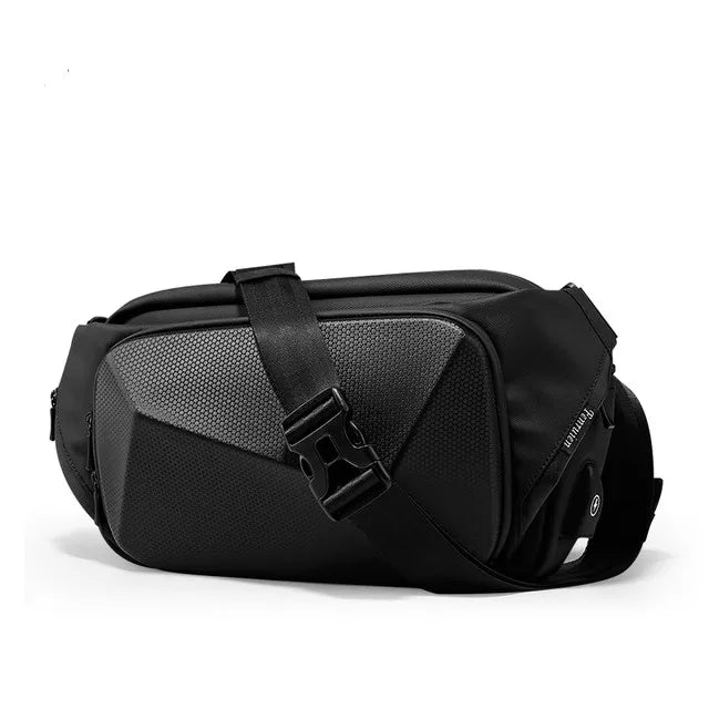Multifunction Crossbody Bags USB Charging Shoulder Bags for Men Anti-Theft Waterproof Short Trip Chest Bag 2022 New