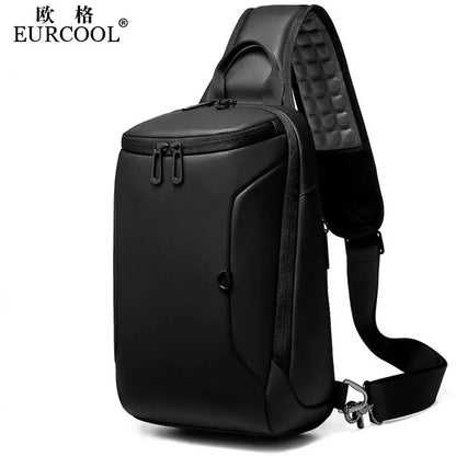 Multifunction Crossbody Chest Bag Men USB Charging Port Messengers Pack Waterproof Sling Shoulder Bags For Male Bolsas Masculina