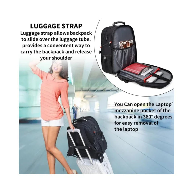 Multifunction Durable Nylon Waterproof Backpack Outdoor Travel Bag Large Capacity USB Port 16 Inch Laptop Bag Schoolbag