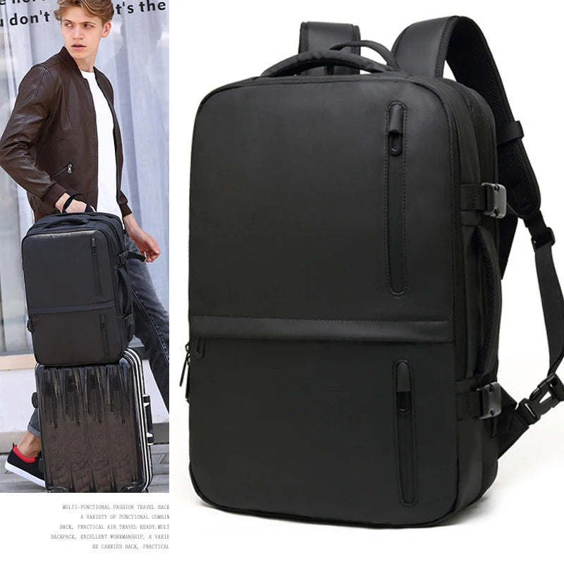 Multifunction Travel Backpack Men 15.6inch Laptop Male Mochila USB Charging Backpacks Large Capacity Business Expansion Backpack