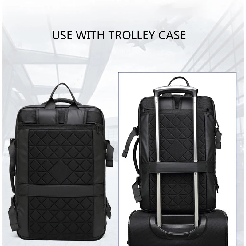 Multifunction Travel Backpack Men 15.6inch Laptop Male Mochila USB Charging Backpacks Large Capacity Business Expansion Backpack