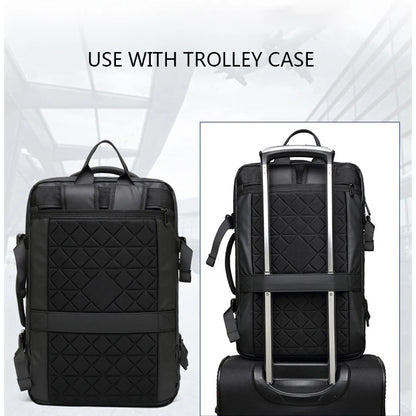 Multifunction Travel Backpack Men 15.6inch Laptop Male Mochila USB Charging Backpacks Large Capacity Business Expansion Backpack