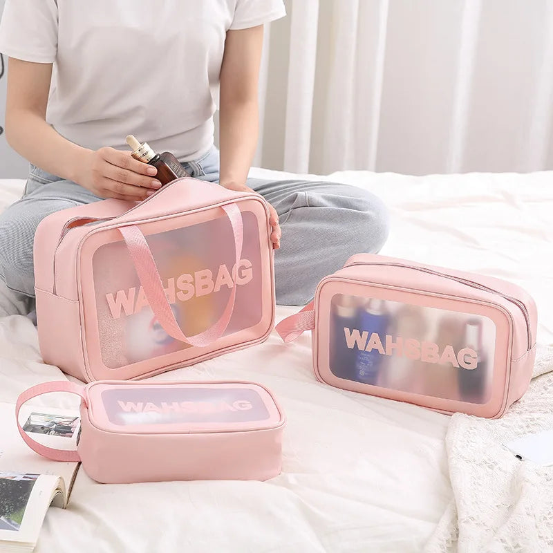 Multifunction Women Cosmetic Bag Makeup Bag Out Travel Oranizer Bag Waterproof Bathroom Storge Bag for Girl Women Female