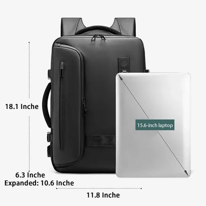 Multifunctional Air for Men Large Capacity Vacuum Storage Business Travel Bag Oxford Cloth Waterproof Backpack