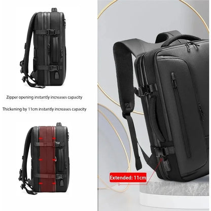 Multifunctional Air for Men Large Capacity Vacuum Storage Business Travel Bag Oxford Cloth Waterproof Backpack