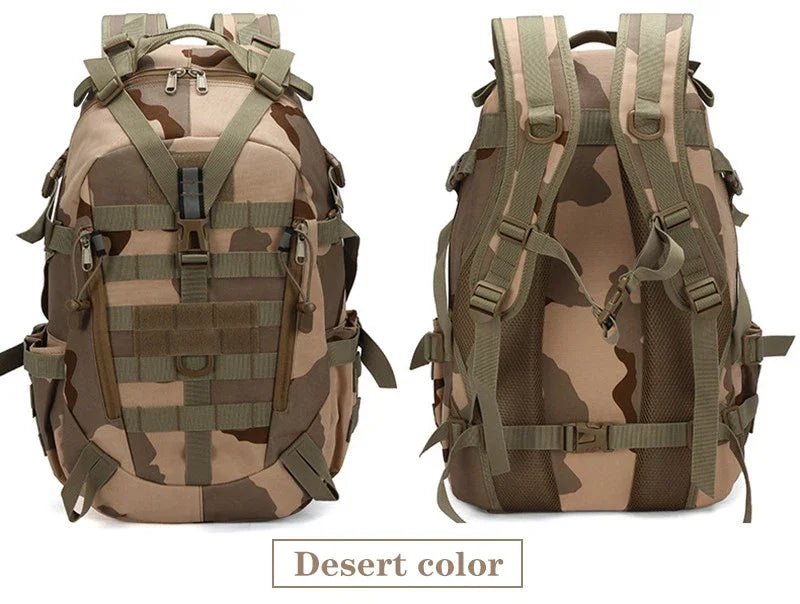Multifunctional Backpack for Men Camping Hiking Riding Backpacks Reflective Outdoor Travel Bags Climbing Rucksack Bag Camouflage