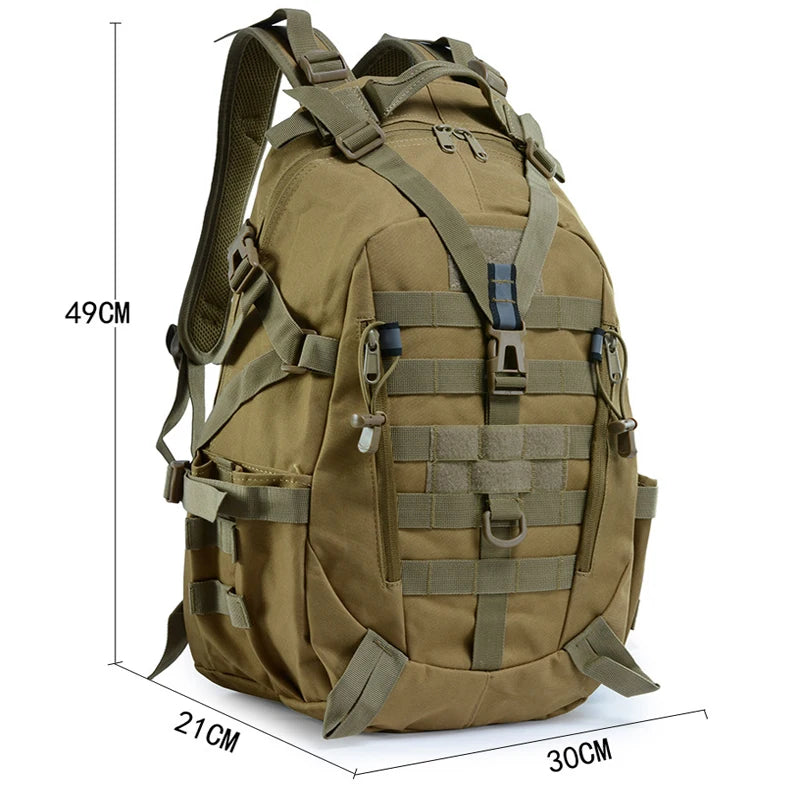Multifunctional Backpack for Men Camping Hiking Riding Backpacks Reflective Outdoor Travel Bags Climbing Rucksack Bag Camouflage