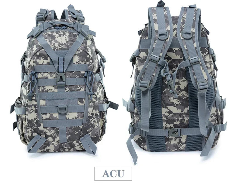 Multifunctional Backpack for Men Camping Hiking Riding Backpacks Reflective Outdoor Travel Bags Climbing Rucksack Bag Camouflage