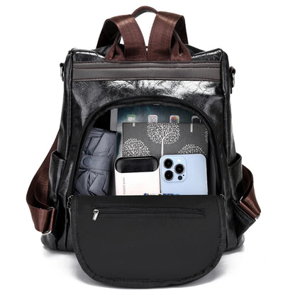 Multifunctional Backpack for Women Large Capatity Shoulder Bag Fashion Casual School Book Bag Ladies Anti-theft Travel Bagpack