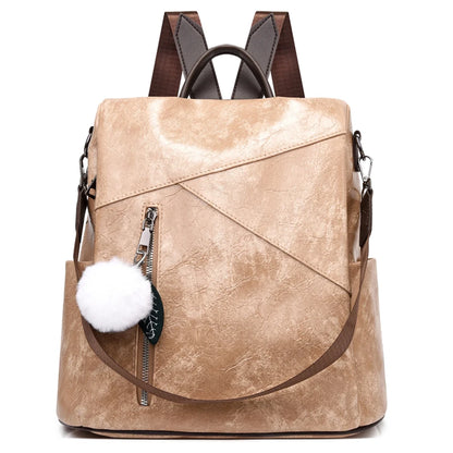 Multifunctional Backpack for Women Large Capatity Shoulder Bag Fashion Casual School Book Bag Ladies Anti-theft Travel Bagpack