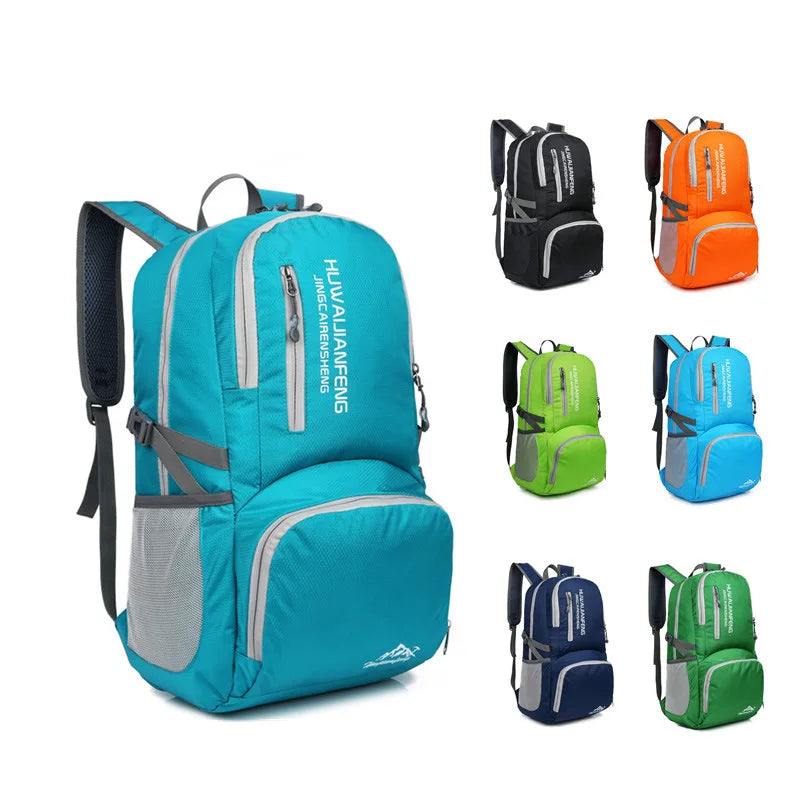 Multifunctional Foldable Travel Backpack Portable Lightweight Student Water Resistant Backpack Mountaineering Bag