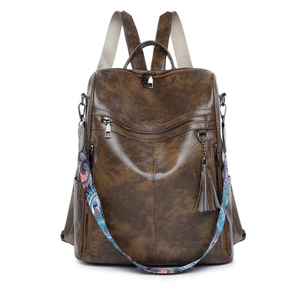 Multifunctional High Capacity Backpack With High Quality Leather Designer Backpacks Luxurious Women's Brand Mochilas Sac A Dos