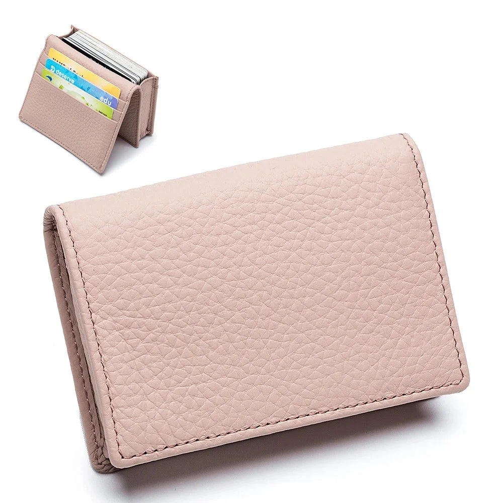 Multifunctional Holders and Leisure Genuine Leather Business Card Holder Creative Storage Coin Purse