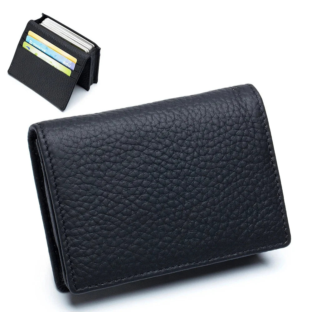 Multifunctional Holders and Leisure Genuine Leather Business Card Holder Creative Storage Coin Purse