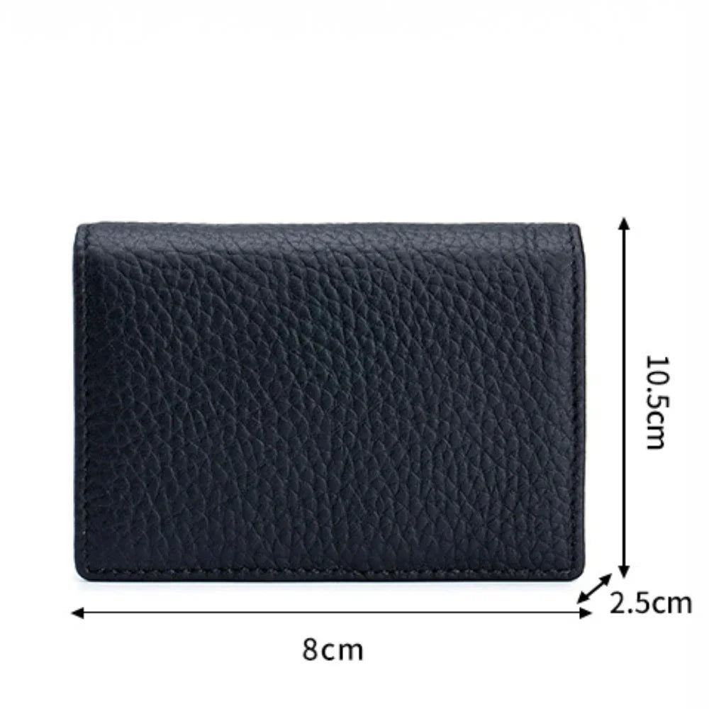 Multifunctional Holders and Leisure Genuine Leather Business Card Holder Creative Storage Coin Purse
