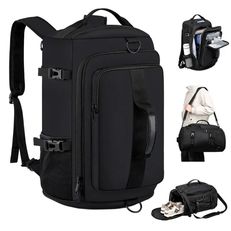 Multifunctional Leisure Mountaineering Fitness Backpack 50L Large Capacity Travel Handbag Can Hold A 19-inch Laptop