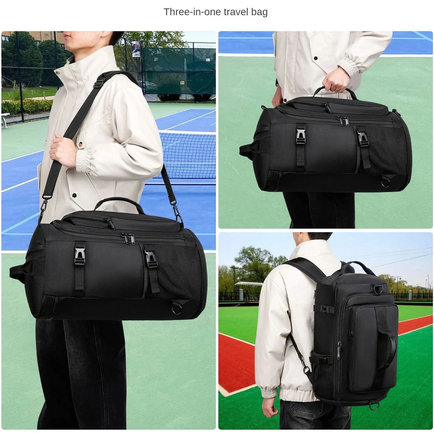 Multifunctional Leisure Mountaineering Fitness Backpack 50L Large Capacity Travel Handbag Can Hold A 19-inch Laptop