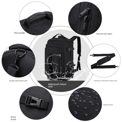 Multifunctional Leisure Mountaineering Fitness Backpack 50L Large Capacity Travel Handbag Can Hold A 19-inch Laptop