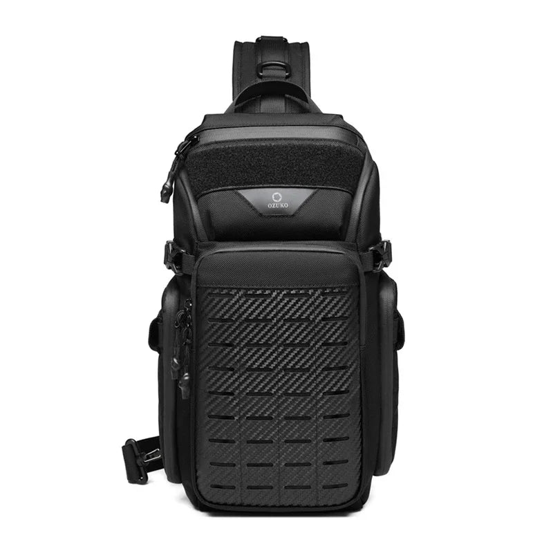 Multifunctional Men Sling Chest Bag Travel Outdoor Tactical Shoulder Crossbody Bag Large Capacity Waterproof Sports Bag For Men