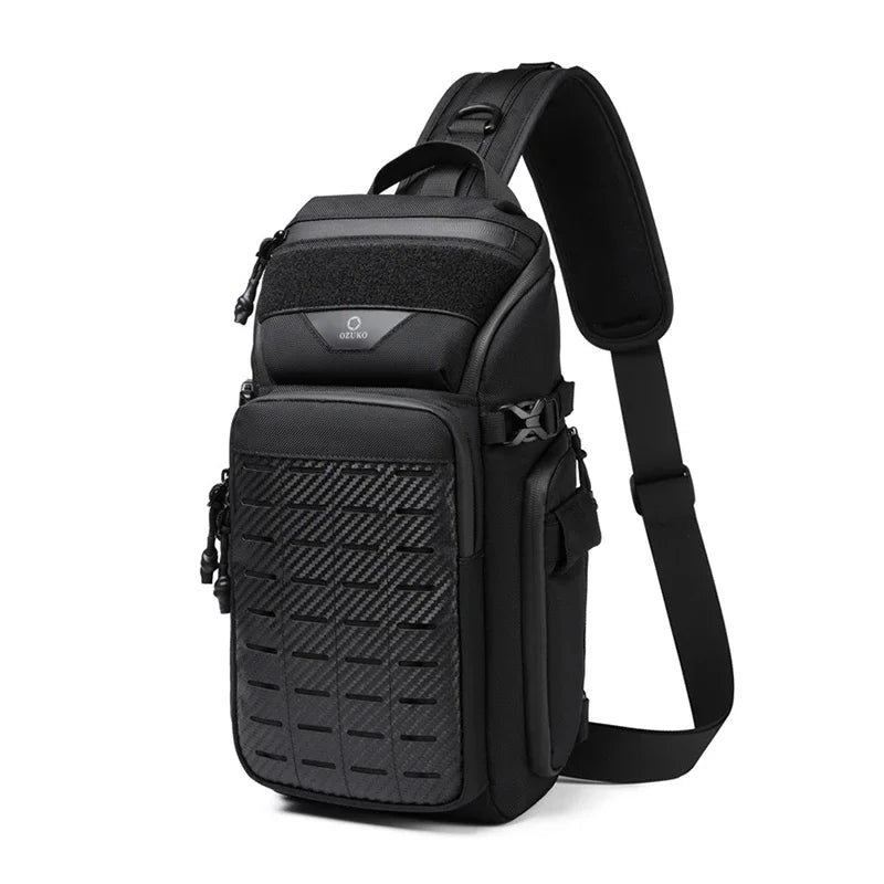 Multifunctional Men Sling Chest Bag Travel Outdoor Tactical Shoulder Crossbody Bag Large Capacity Waterproof Sports Bag For Men