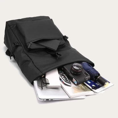 Multifunctional Men's Backpack Middle School Boy College Student Laptop Schoolbag Casual Business Backpack Nylon Waterproof