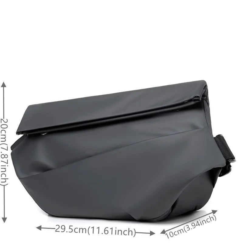 Multifunctional Men's Fashion Nylon Shoulder Chest Bag Men's Travel Cross Chest Bag Men's Small Cross Waist Bag