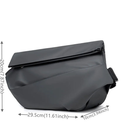 Multifunctional Men's Fashion Nylon Shoulder Chest Bag Men's Travel Cross Chest Bag Men's Small Cross Waist Bag