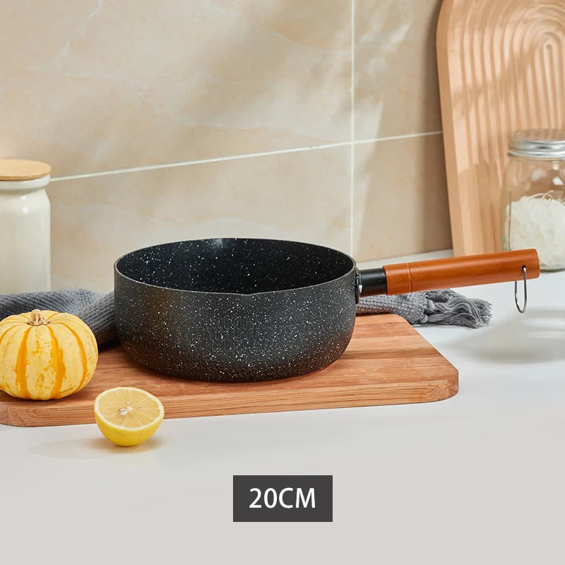 Multifunctional Non-Stick Pot Aluminum Alloy Coated With Medical Stone Pot Household Practical Saucepan Kitchen Utensils