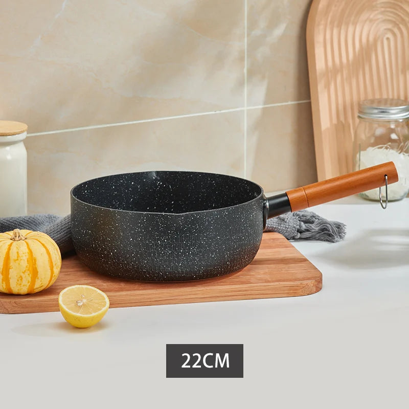 Multifunctional Non-Stick Pot Aluminum Alloy Coated With Medical Stone Pot Household Practical Saucepan Kitchen Utensils