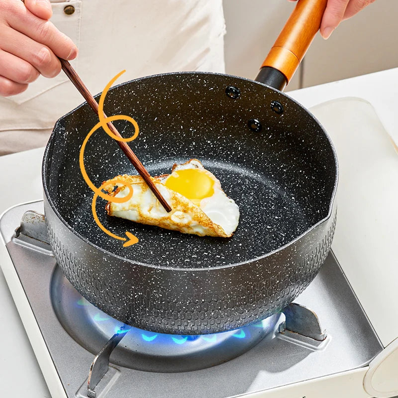 Multifunctional Non-Stick Pot Aluminum Alloy Coated With Medical Stone Pot Household Practical Saucepan Kitchen Utensils