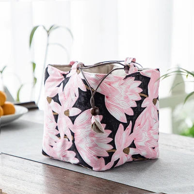 Multifunctional Outdoor Travel Teaware Storage Bag Pouch Portable 1/2 Pot 2/4 Cup Teapot Teacup Package Cloth Bag Tea Set Cozies