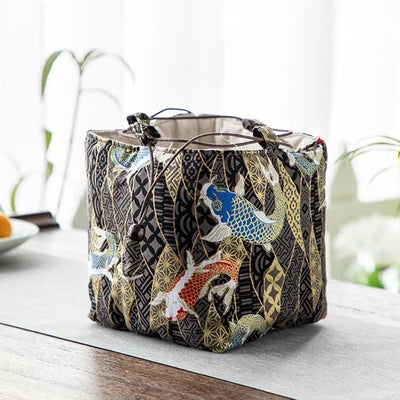 Multifunctional Outdoor Travel Teaware Storage Bag Pouch Portable 1/2 Pot 2/4 Cup Teapot Teacup Package Cloth Bag Tea Set Cozies