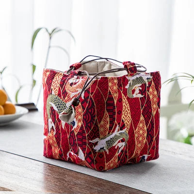 Multifunctional Outdoor Travel Teaware Storage Bag Pouch Portable 1/2 Pot 2/4 Cup Teapot Teacup Package Cloth Bag Tea Set Cozies