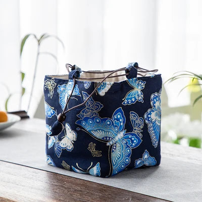 Multifunctional Outdoor Travel Teaware Storage Bag Pouch Portable 1/2 Pot 2/4 Cup Teapot Teacup Package Cloth Bag Tea Set Cozies