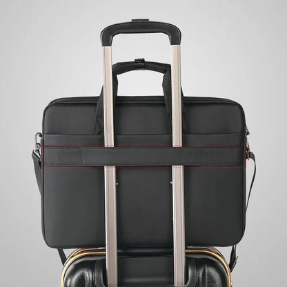 Multifunctional Oxford Men's Briefcase Business 15.6 "Inch Laptop Office Man Handbag Large Capacity Crossbody Shoulder Bag