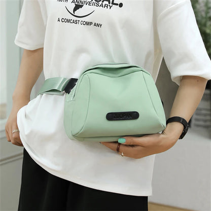 Multifunctional Small Shoulder Bag for Women 2023 New Nylon Wide Strap Crossbody Bag Quality Soft Waterproof Cross Body Purses