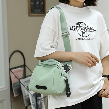 Multifunctional Small Shoulder Bag for Women 2023 New Nylon Wide Strap Crossbody Bag Quality Soft Waterproof Cross Body Purses