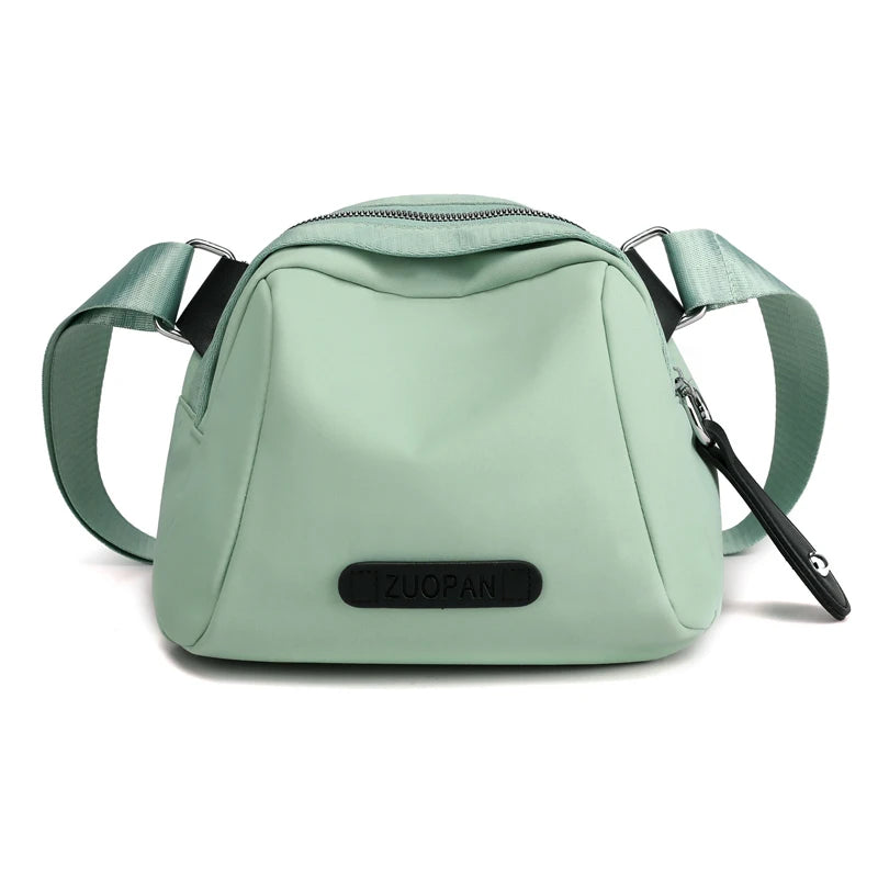 Multifunctional Small Shoulder Bag for Women 2023 New Nylon Wide Strap Crossbody Bag Quality Soft Waterproof Cross Body Purses