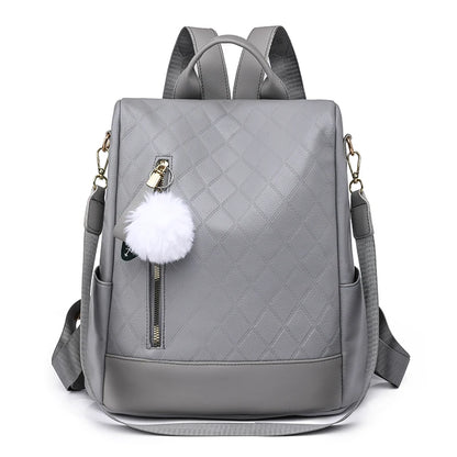 Multifunctional Women Backpacks Anti-Theft Back Zipper Fashion Simple Backpack Girls Schoolbag Casual Travel Single Shoulder Bag