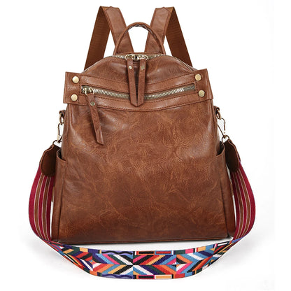 Multifunctional Women's 3 In 1 Bagpack Large Capacity Travel Shoulder Bags for Female High Quality PU Leather Backpack Sac A Dos